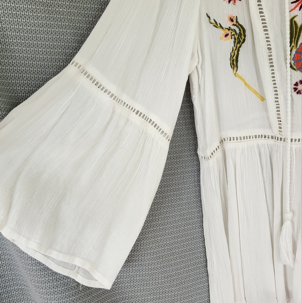 Plus Size 18/20 Cato Boho Embroidered Blouse NWT - Picture 6 of 9